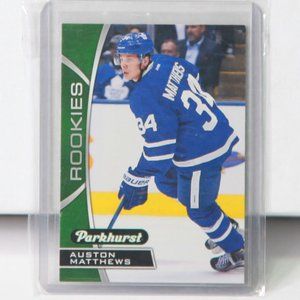 Auston Matthews Parkhurst Rookie Card 2016/2017 Toronto Maple Leafs Card PR-10